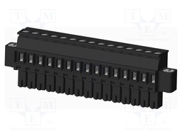Connector: pluggable terminal block; plug; female; angled 90°