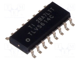 IC: D/A converter; 12bit; 102ksps; Ch: 4; SOIC16; 0÷70°C; 2.7÷5.5VDC