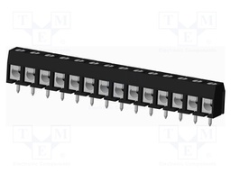Connector: PCB terminal block; terminal; Plating: tinned; on PCBs