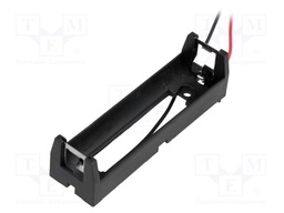 Holder; Leads: cables; Size: MR18650; Batt.no: 1; Colour: black
