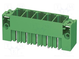 PCB headers, nominal cross section: 35 mm?, color: green, no