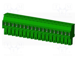 Connector: pluggable terminal block; plug; female; angled 90°