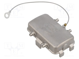 Protection cover; Han-INOX®; size 10B; for double latch; 57x27mm