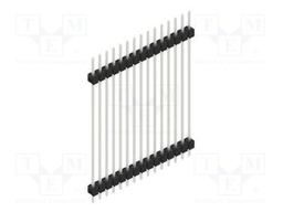 Connector: pin strips; pin header; male; PIN: 15; 2.54mm; THT; 1x15