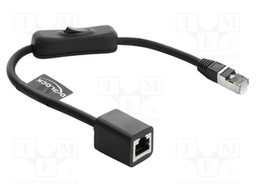 Extender Ethernet; F/UTP; Cat: 6; RJ45 socket,RJ45 plug; 0.3m