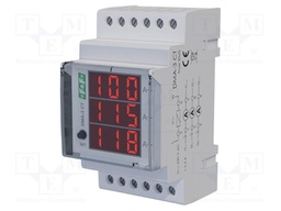 Ammeter; digital,mounting; True RMS; Meas.accur: ±1%; LED; 3 digit
