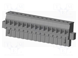 Connector: pluggable terminal block; plug; female; angled 90°