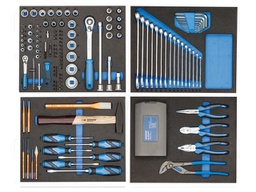 Kit: general purpose; tool trolley; 147pcs.