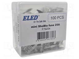 Fuse: fuse; 25A; 32VDC; automotive; 11.2mm; 11.2x4x17mm