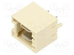 Connector: card edge; socket; male; RAST 5; 10A; 250V; PIN: 2; THT