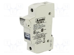 Fuse base; 10x38mm; for DIN rail mounting; 30A; 600VAC; Poles: 1