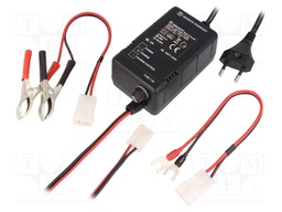 Charger: for rechargeable batteries; acid-lead; 1A; 7÷20Ah