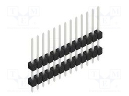 Connector: pin strips; pin header; male; PIN: 13; 2.54mm; THT; 1x13