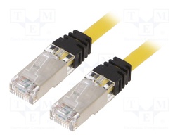 Patch cord; S/FTP,TX6A™ 10Gig; 6a; stranded; Cu; LSZH; yellow