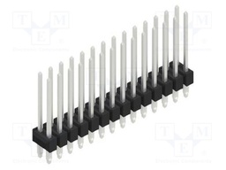 Connector: pin strips; pin header; male; PIN: 28; 2.54mm; THT; 2x14
