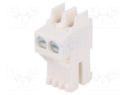 Connector: card edge; RAST 5; plug; female; straight; PIN: 2; 5mm