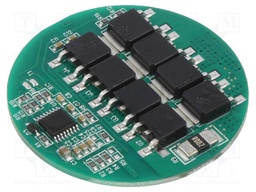 PCB protection; Li-Ion; Ø41x4mm; 20A; 11.1VDC