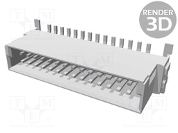 Connector: PCB to PCB; male; PIN: 28; 1.27mm; Series: har-flex; 2.3A