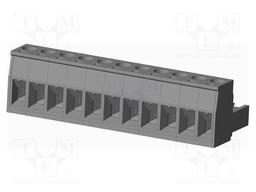 Connector: pluggable terminal block; plug; female; straight; grey