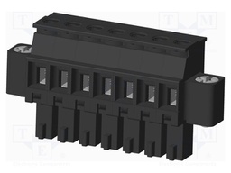 Connector: pluggable terminal block; plug; female; angled 90°