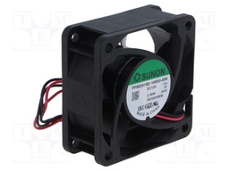 Fan: DC; axial; 12VDC; 60x60x25mm; 53.28m3/h; 40.7dBA; ball; 7000rpm