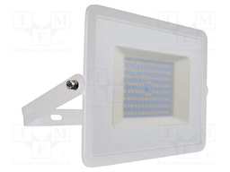 Lamp: LED flood light; 100W; 230VAC; white cold; 100°; 6500K; IP65