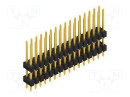 Connector: pin strips; pin header; male; PIN: 32; 2.54mm; THT; 2x16
