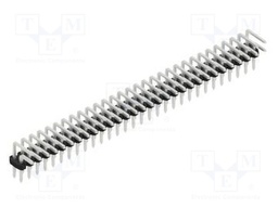 Connector: pin strips; pin header; male; PIN: 60; 2mm; THT; 2x30