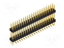 Connector: pin strips; pin header; male; PIN: 42; 2.54mm; SMT; 2x21