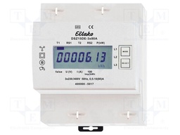 Single phase meter; for DIN rail mounting; IP20; Ioper.max: 80A