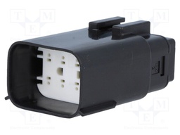 Connector: automotive; MX150L; plug; male; 22AWG÷18AWG; PIN: 8; IP67