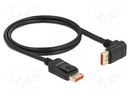 Cable; DisplayPort plug,DisplayPort plug 90° up/down; 1m; black