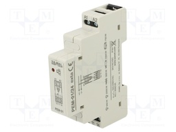 Relay: installation; for DIN rail mounting
