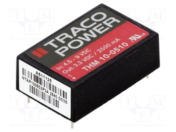 Converter: DC/DC; 10W; Uin: 4.5÷9V; 3.3VDC; Iout: 2500mA; DIP24; 14g