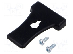 Clip; W: 32mm; L: 51mm; black; Thk: 6mm