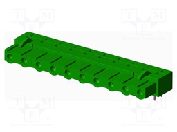 Connector: pluggable terminal block; socket; female; angled 90°