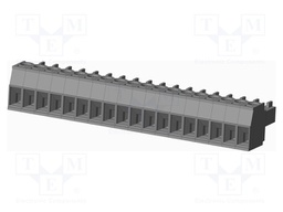 Connector: pluggable terminal block; plug; female; straight; grey