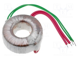 Transformer: toroidal; 10VA; 230VAC; 19V; 0.53A; 0.3kg; Ø: 57mm; IP00