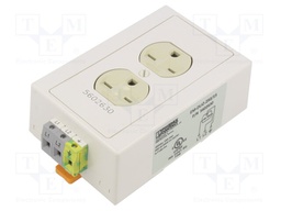 Connector: AC supply; female; socket; 250VAC; 15A; Type: double