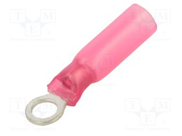 Tip: ring; M4; Ø: 4.3mm; 0.5÷1.5mm2; crimped; for cable; insulated