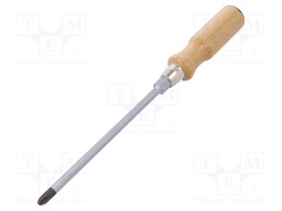 Screwdriver; Phillips; Size: PH3; for impact,assisted with a key