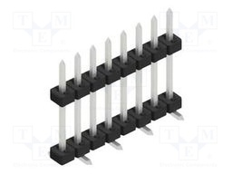 Connector: pin strips; pin header; male; PIN: 8; 2mm; SMT; 1x8; 100V