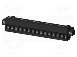 Connector: pluggable terminal block; plug; female; straight; 5mm
