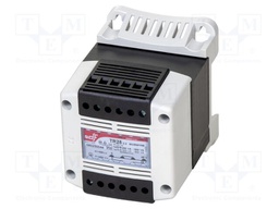 Transformer: mains; 250VA; 230VAC,400VAC; 24V; 48V; DIN; IP20