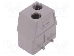 Enclosure: for HDC connectors; Han B; size 10B; for cable; high