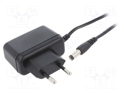 Power supply: switched-mode; voltage source; 12VDC; 0.42A; 5W
