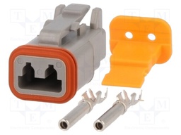 Connector: wire-wire; DT; plug; female; Size: 16; 0.75÷2mm2; PIN: 2
