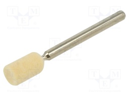 Grinding pin; for polishing metals; felt; with lever