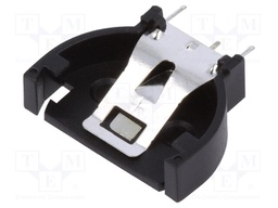Socket; Mounting: THT,vertical; Size: CR2032,DL2032; Batt.no: 1