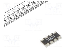 Resistor network: Y; 1kΩ; SMD; 1206; No.of resistors: 4; 63mW; ±1%